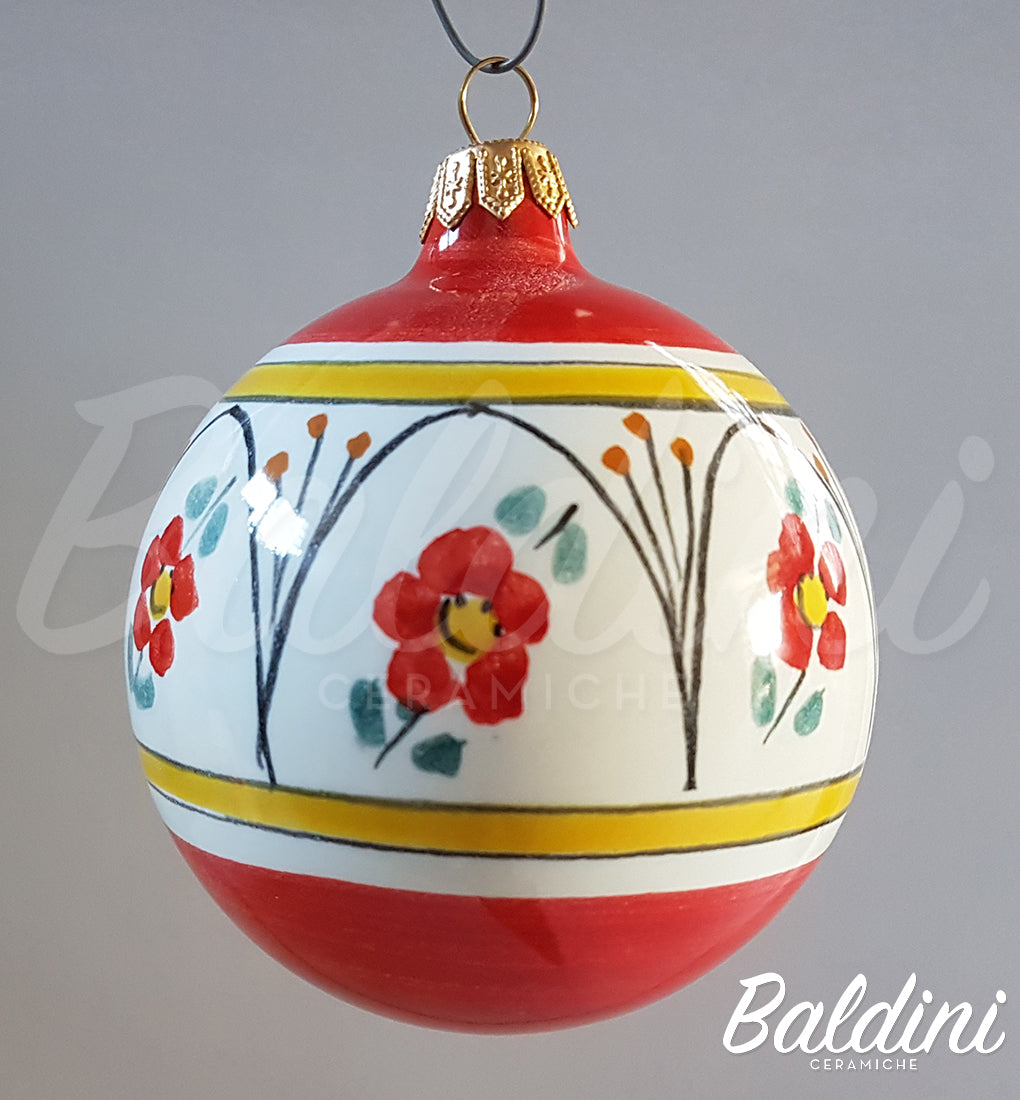 Palline di Natale - Decoro Fiori (4)