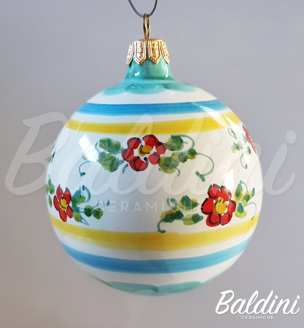 Palline di Natale - Decoro Fiori (1)