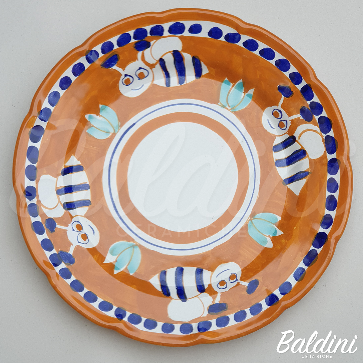 Tris Piatti tipo Vietri Animaletti Vietri