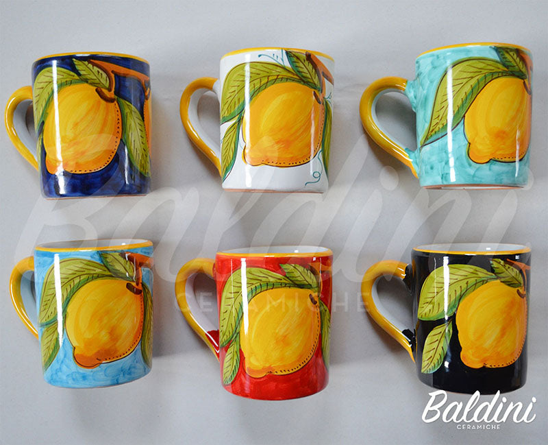 Bicchieri cm. 10 - Decoro Limoni