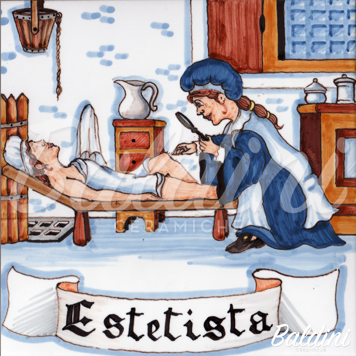 Mattonelle mestieri Estetista - 20 x 20