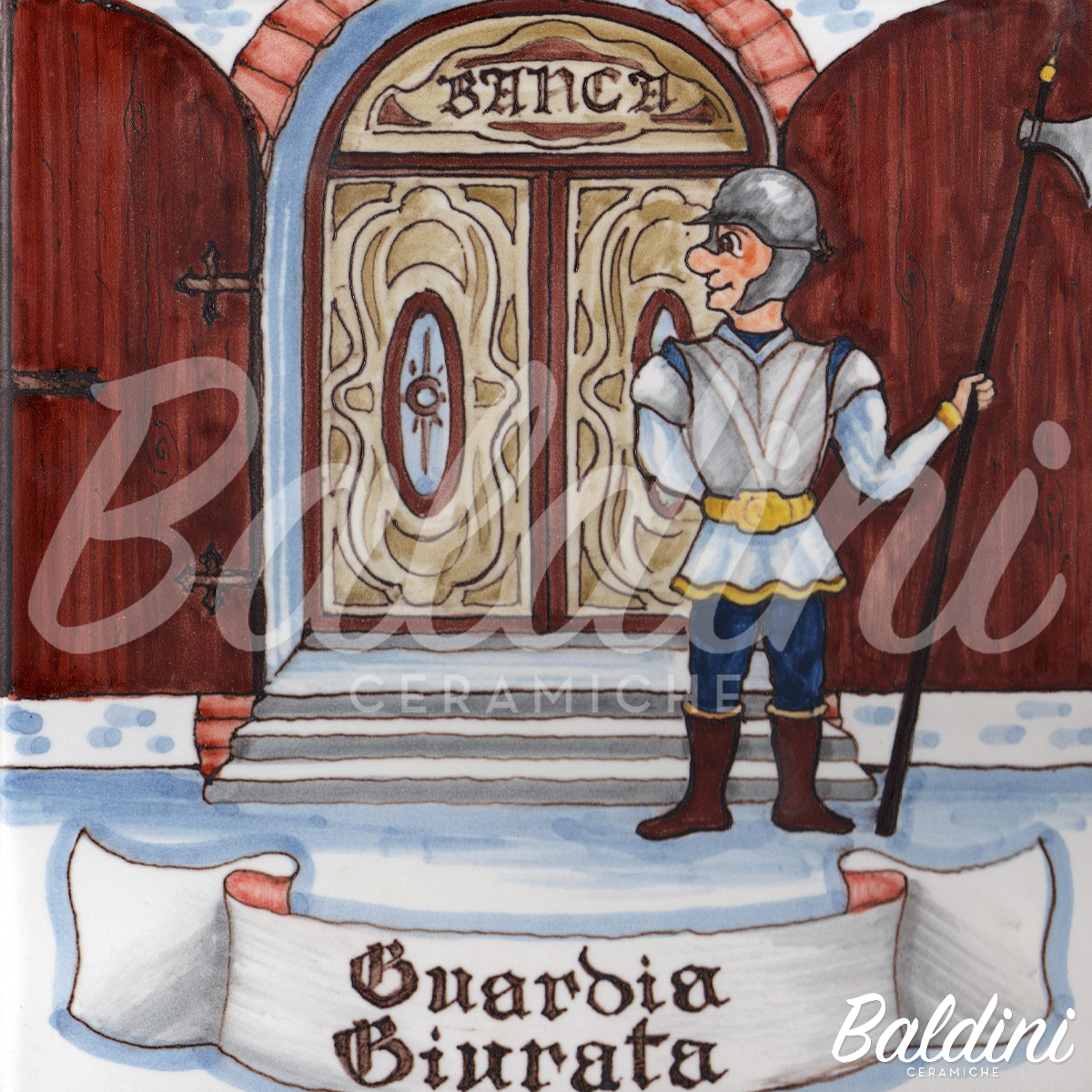 Mattonelle mestieri Guardia Giurata - 20 x 20