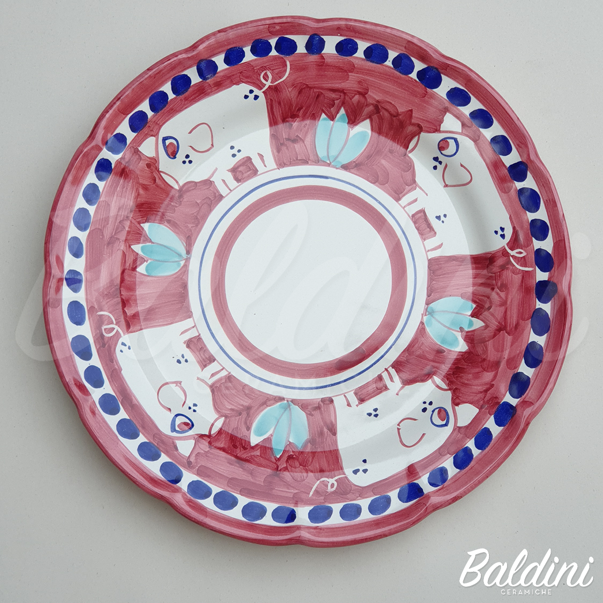 Tris Piatti tipo Vietri Animaletti Vietri