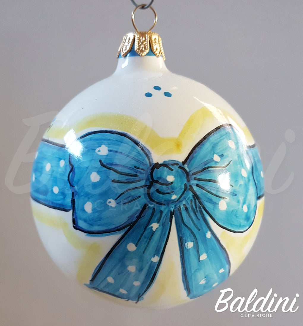 Palline di Natale - Decoro Fiocco (1)