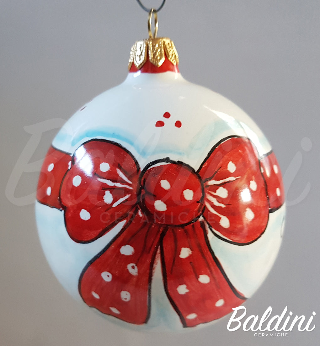 Palline di Natale - Decoro Fiocco (1)